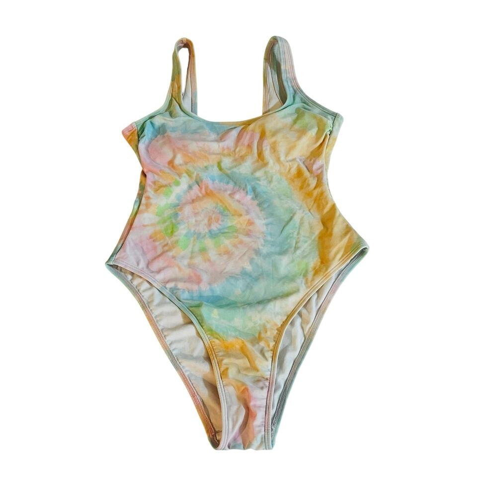Stoney Clover Target Tie Dye One Piece Swimsuit Size Small Multicolor - Picture 2 of 7